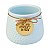 Vaso Color Home Sweet Home Azul 9 cm em Cerâmica - Imagem 3