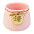 Vaso Color Home Sweet Home Rosa 9 cm em Cerâmica - Imagem 3
