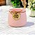 Vaso Color Home Sweet Home Rosa 8 cm em Cerâmica - Imagem 1