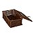 Porta Guardanapo Marrom em Rattan Artificial - Imagem 5