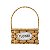 Cesta Quadrada Flower Bege em Rattan Artificial - Imagem 2