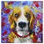 Quadro Canvas Colorido Beagle 60cm - Imagem 2