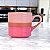 Caneca Colorida Tons de Rosa em Cerâmica - Imagem 1