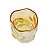Jogo com 6 Copos de Vidro Ondulado Dourado 250ml - Imagem 6