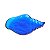 Petisqueira Concha Azul Turbo Gold em Vidro - Imagem 3