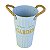Vaso Garden Azul P em Metal - Imagem 3