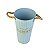 Vaso Garden Azul P em Metal - Imagem 3
