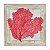 Quadro 3D Coral Artificial Vermelho - Imagem 2