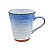 Caneca Vintage Azul E Branca 10Cm - Imagem 1