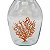 Vaso De Vidro Coral Vermelho - Imagem 2
