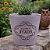 Vaso Welcome My Garden Roxo - Imagem 1