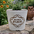 Vaso Welcome My Garden Branco - Imagem 1