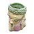 Vaso Menina Coroa De Flores Verde - Imagem 2