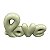Ceramica Decorativa Love Cinza - Imagem 2