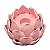 Porta Vela Flor De Lotus Em Ceramica M - Imagem 1