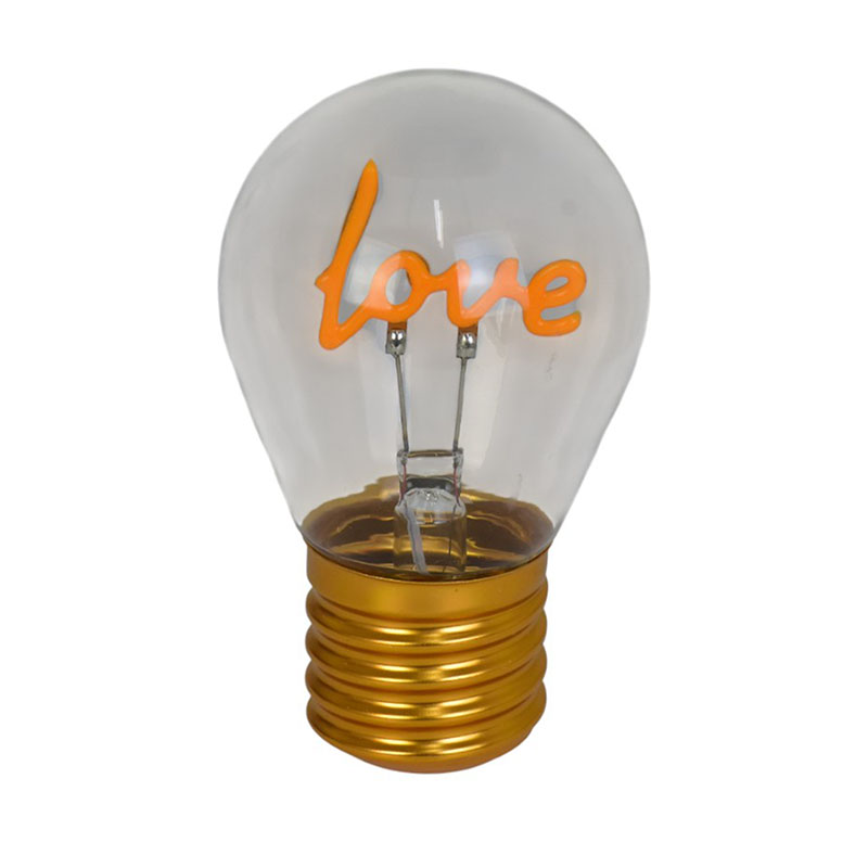Lampada Plastica Love - Imagem 1
