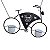 Bicicleta Com Floreira Preta - Imagem 1