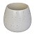 Vaso Em Ceramica Branco Com Textura De Bolinhas - Imagem 2