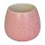 Vaso Em Ceramica Rosa Com Textura De Bolinhas - Imagem 2