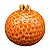 Enfeite Bola Com Relevo Laranja - Imagem 1