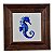 Quadro Cavalo Marinho Azul - Imagem 2