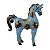Cavalo Com Glitter Azul - Imagem 3