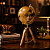 Globo Decorativo Premium Vintage com Tripé Amadeirado - Imagem 1