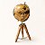 Globo Decorativo Premium Vintage com Tripé Amadeirado - Imagem 2