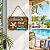PLACA DECORATIVA BEACH THIS WAY - Imagem 1