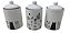Conjunto com 3 Potes Gatinho com Tampa - Imagem 2