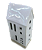 Casinha Decorativa de Cerâmica Branca - Imagem 2