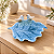 Enfeite Decorativo Folha Azul com Pássaros - Imagem 1