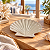 Prato Decorativo Concha Branco - Imagem 1