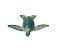 Enfeite Decorativo Tartaruga Marinha Azul M - Imagem 2