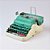 Miniatura Máquina de Escrever Azul em Resina - Imagem 1