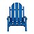 Cadeira Adirondack de Praia Azul Claro em Madeira - Imagem 1