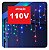 Cascata 200 Leds Natal 5 Metros Color 110v +emenda - Imagem 3