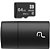 PEN DRIVE 2 em 1 LEITOR USB + CARTÃO DE MEMÓRIA CLASSE 10 64GB PRETO MC164 - MULTILASER - Imagem 1