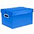 CAIXA ORGANIZADORA PP CORRUGADO PRONTOBOX AZUL - POLYCART - Imagem 1