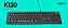 TECLADO COM FIO USB K120 PRETO - LOGITECH - Imagem 5