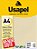 PAPEL VERGÊ 180 G/M² A4 CREME C/50 FLS - USAPEL - Imagem 1