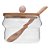 AÇUCAREIRO DE VIDRO COM TAMPA E COLHER BAMBU 250ML - MIMO STYLE - Imagem 2