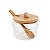 AÇUCAREIRO DE VIDRO COM TAMPA E COLHER BAMBU 250ML - MIMO STYLE - Imagem 1