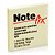 BLOCO ADESIVO NOTEFIX NF4 76MMX76MM AMARELO 100 FLS - 3M - Imagem 1