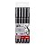 CANETA PIN FINE LINE PRETA C/5 UNIDADES - UNI-BALL - Imagem 1