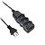 EXTENSÃO ELÉTRICA 2P+T 3 TOMADAS C/3M PRETA - ELGIN - Imagem 1