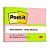 BLOCO ADESIVO POST-IT 653 38MMX50MM 2 CORES NEON 400 FLS - 3M - Imagem 1