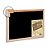 QUADRO NEGRO STD MOLDURA MADEIRA PINUS 60X80 - CORTIARTE - Imagem 1
