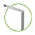 QUADRO BRANCO STANDARD ALUMÍNIO POP 60CMX40CM - SOUZA & CIA - Imagem 2