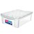 ORGANIZADOR PLÁSTICO MÉDIO 13,5L CRISTAL - ORDENE - Imagem 1